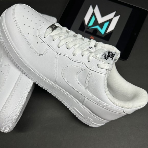 Nike Air Force 1 \'07 FlyEase \'Triple White\' Shoes Mens Sizes main image 14